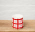 Red White Gingham Ceramic Candle Australia | Noss and Co