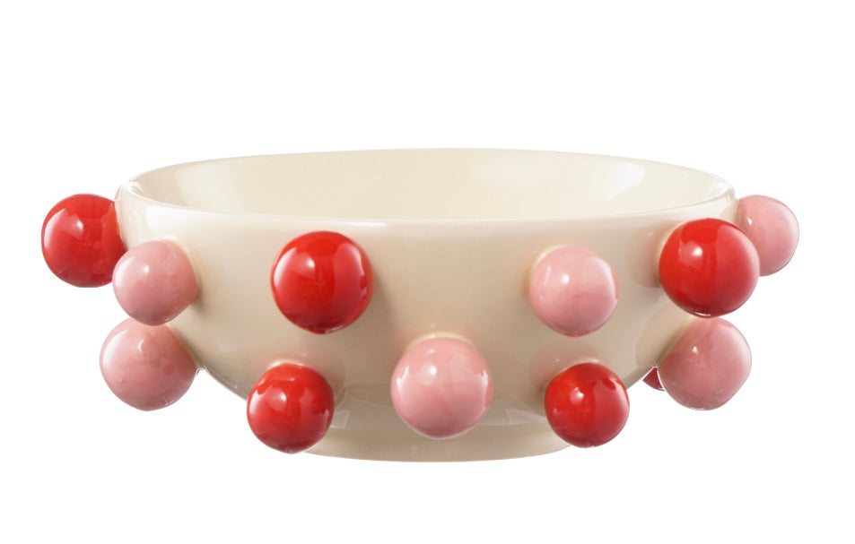 AUGUST PREORDER Bubble Bowl - pink and red balls