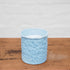 Candle Blue Glass Jar | Large Iris & English Rose Candle | Noss & Co Australia