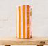 Pink and Orange Stripes Colourful Ceramic Vase | Ceramic Homewares Shop Australia