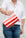 Medium Jug in Pink and Red Stripes | Ceramic Kitchenware Australia