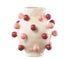 Burgundy and Pink Balls Ceramic Bubble Vase | Noss and Co