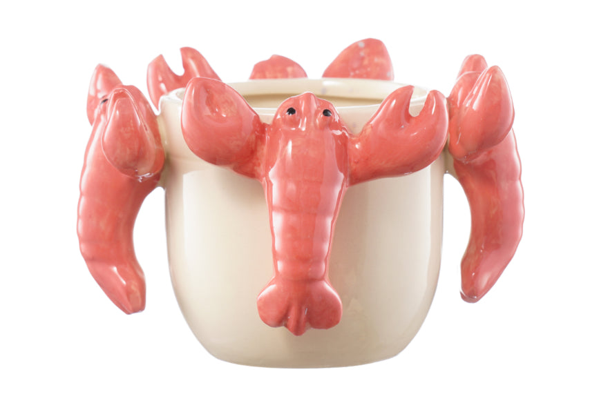 Hand Painted Ceramic Lobster Planter | Noss and Co